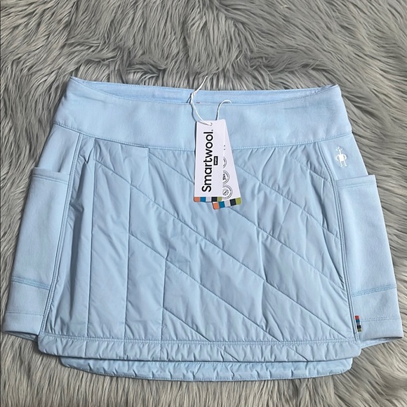 Smartwool Dresses & Skirts - Smartwool Light Blue Quilted Skirt